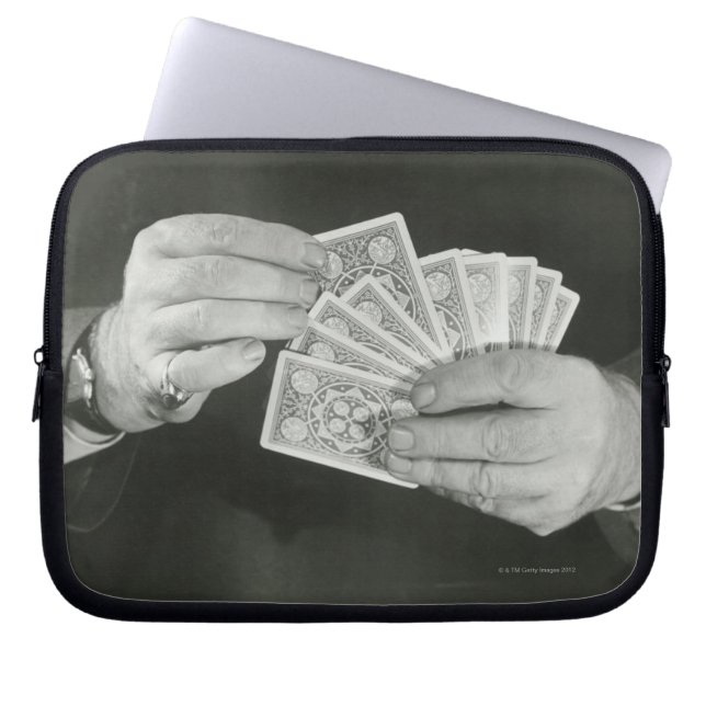 Playing Cards Laptop Sleeve (Front)