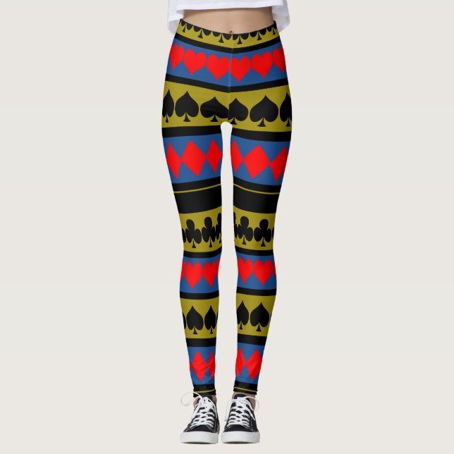 Playing Cards Leggings (Front)