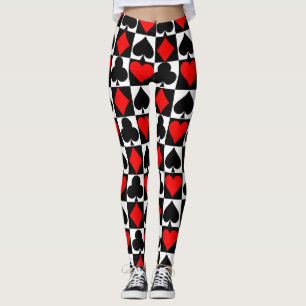 Playing cards leggings
