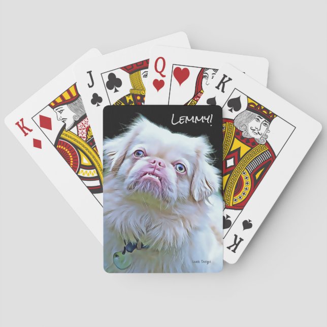 Playing Cards- Lemmy the Pekingese! Cards (Back)