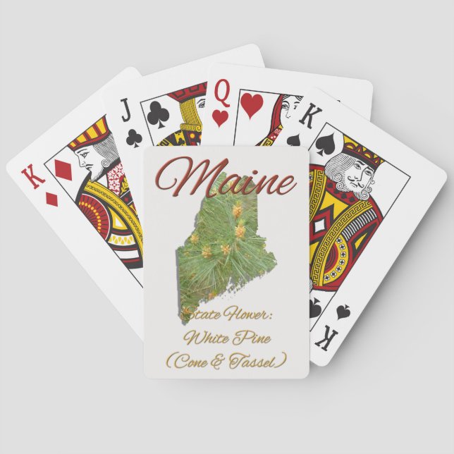 Playing Cards - MAINE (Back)