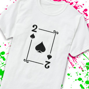 Playing Cards - Matching Spades Card Suits Two (2) T-Shirt