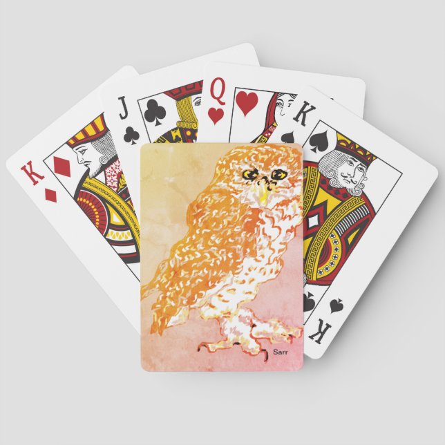 Playing cards  : Owls  (Back)