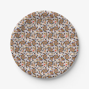 Playing cards Paper Plate