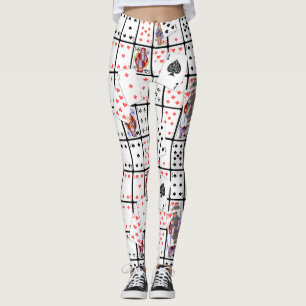 Playing Cards Poker Euchre Leggings