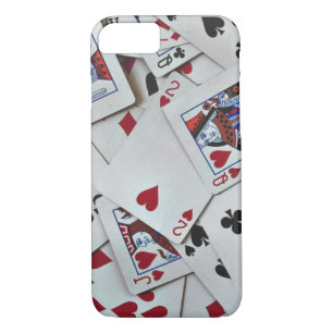 Playing Cards Poker Games Queen King iPhone 8/7 Case
