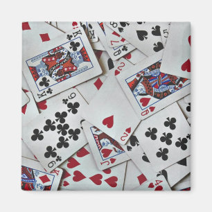 Playing Cards Poker Games Queen King Magnet