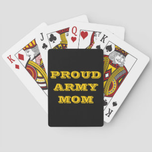 Playing Cards Proud Army Mom