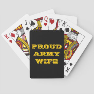 Playing Cards Proud Army Wife