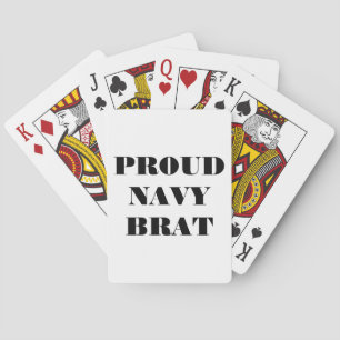 Playing Cards Proud Navy Brat