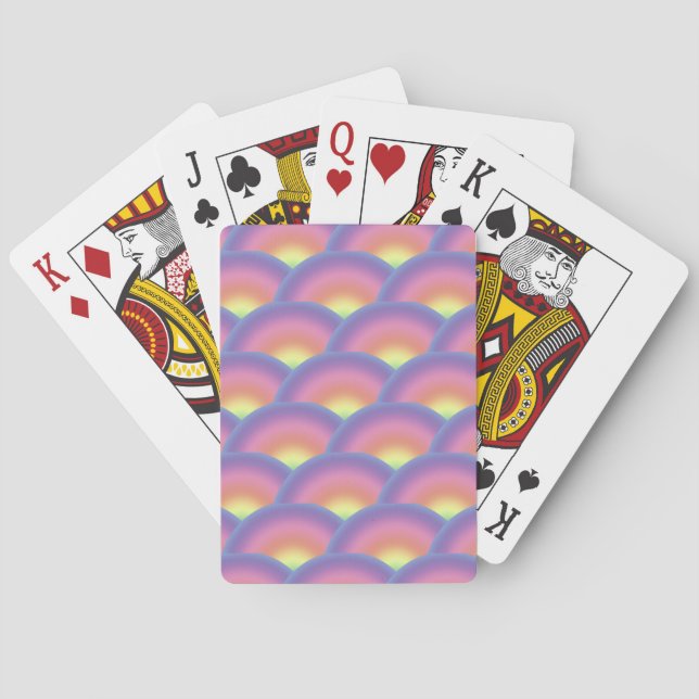 Playing Cards - Rainbow Dragon Scales (Back)
