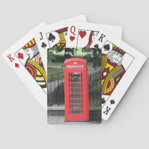 Playing cards, Red London Telephone Booth Cards