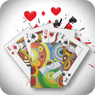 PLAYING CARDS - "Rythme" - Abstract Art Image