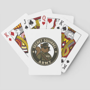 PLAYING CARDS SECRET SQUIRREL ARMY