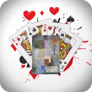 PLAYING CARDS - "Small Fir" - Paul Klee Art Image
