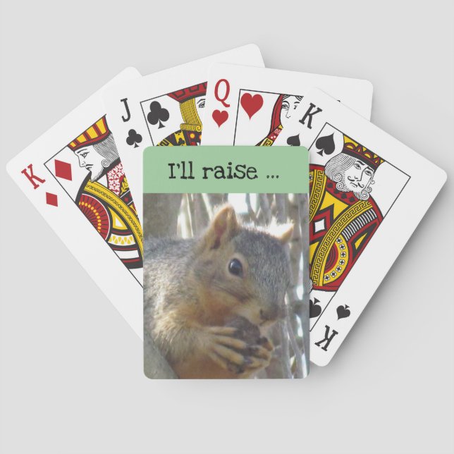 Playing cards - Squirrel with Nut (Back)