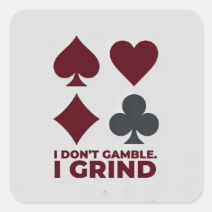 "Playing Cards Sticker Set – ♠ ♥ ♦ ♣"