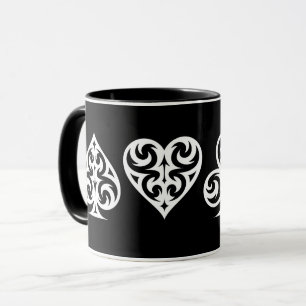 Playing Cards Suit Symbols Mug