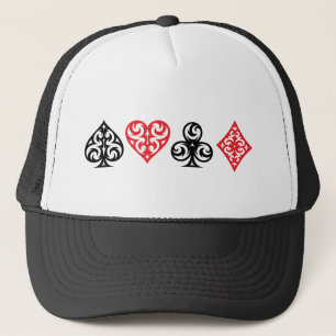 Playing Cards Suit Symbols Trucker Hat
