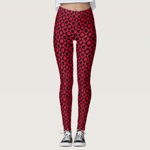 PLAYING CARDS SYMBOLS LEGGINGS