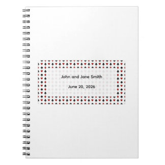 Playing Cards Symbols Minimalist Guest Book
