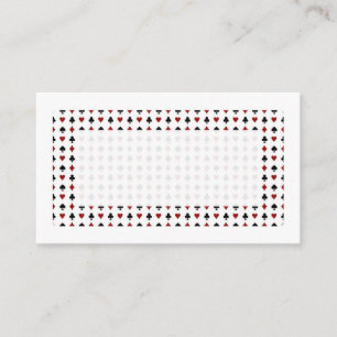 Playing Cards Symbols Minimalist Red White & Black