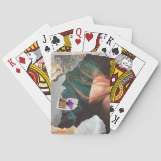 Playing Cards: The Emerald Cave Collage Cards