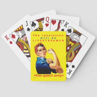playing cards "THE REVOLUTION..."