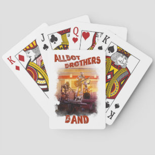 playing cards with Allbot Brothers Band