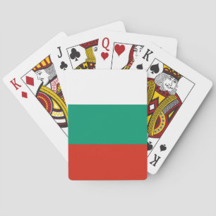 Playing Cards with Bulgaria flag