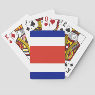 Playing Cards with flag of Costa Rica