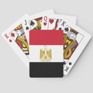 Playing Cards with Flag of Egypt