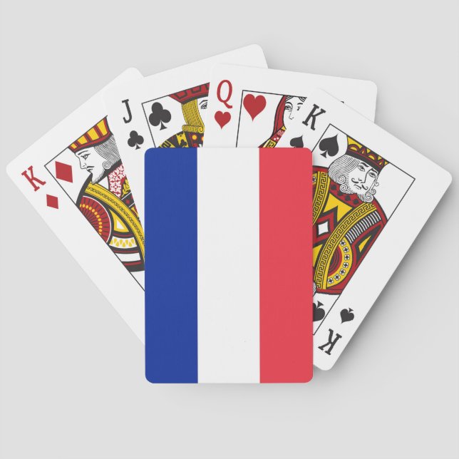 Playing Cards with flag of France (Back)