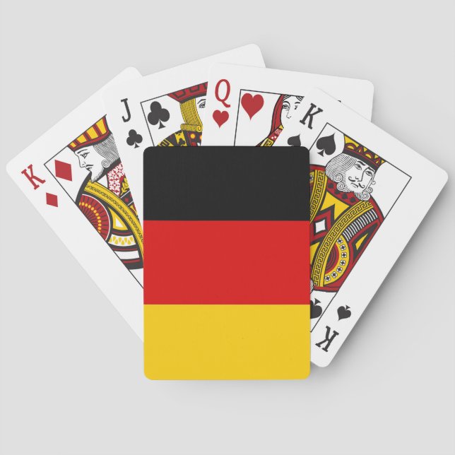 Playing Cards with Flag of Germany (Back)