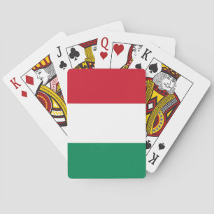 Playing Cards with Flag of Hungary