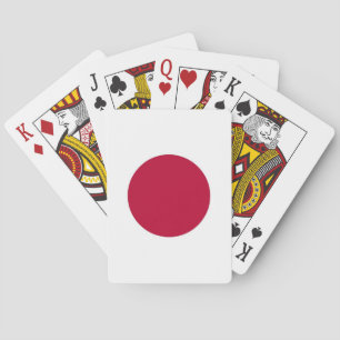 Playing Cards with Flag of Japan