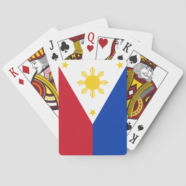 Playing Cards with flag of Philippines (Back)