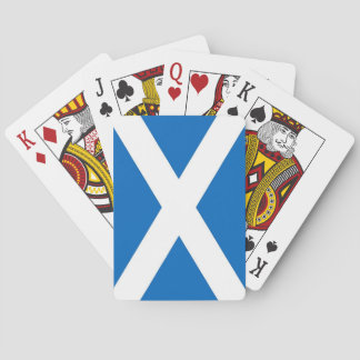 Playing Cards with flag of Scotland