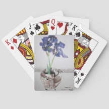 Playing Cards with "Purple Iris" by ALarsenArtist