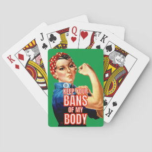 playing cards "WOMEN'S RIGHTS 101"