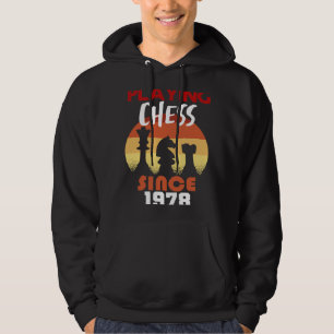 Playing chess since 1978 hoodie