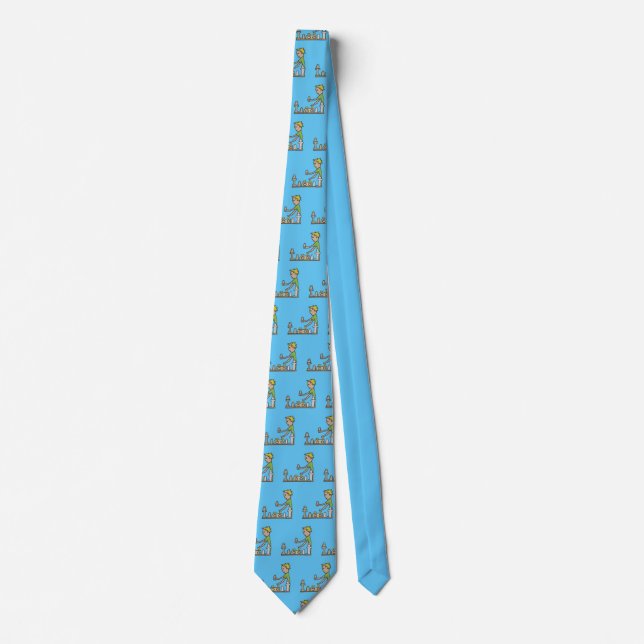 Playing Chess Tie (Front)