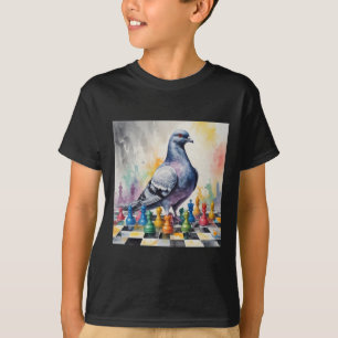 Playing Chess With A Pigeon Sticker T-Shirt