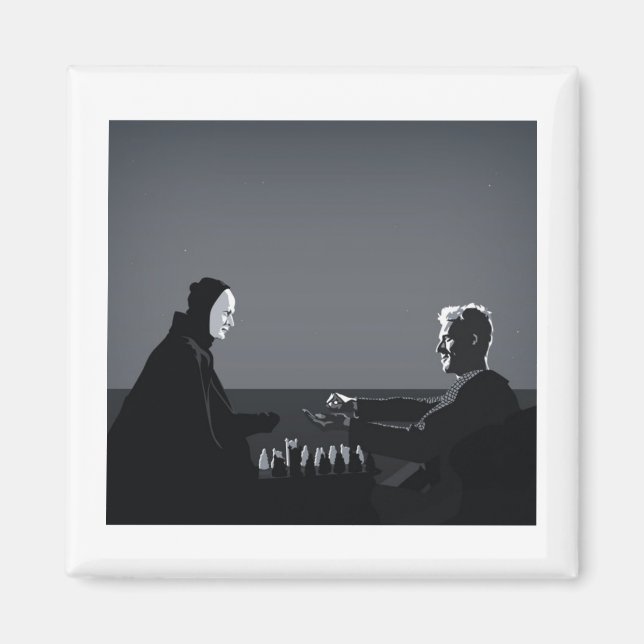 Playing Chess With Death Magnet (Front)
