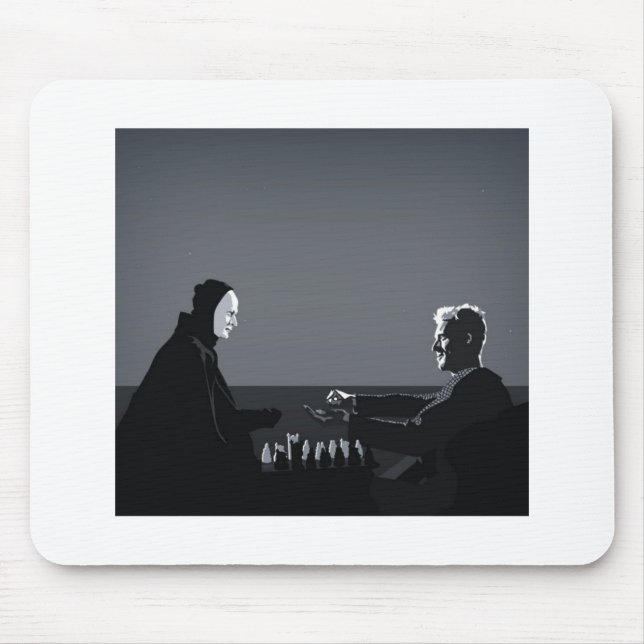 Playing Chess With Death Mouse Mat (Front)