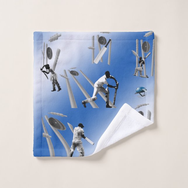Playing Cricket, Washcloth Wash Cloth (Wash Cloth)