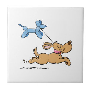 Playing Dog Tile