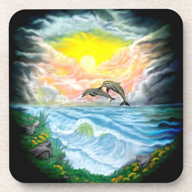 Playing Dolphins in the Sunshine Coaster (Front)