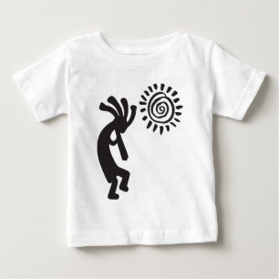 Playing Flute To the Sun Kokopelli T-Shirt