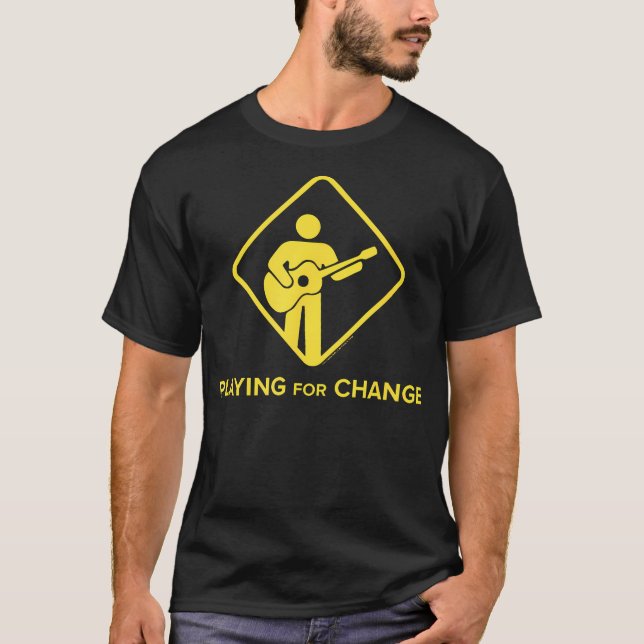Playing For Change Street Sign Logo T-Shirt (Front)